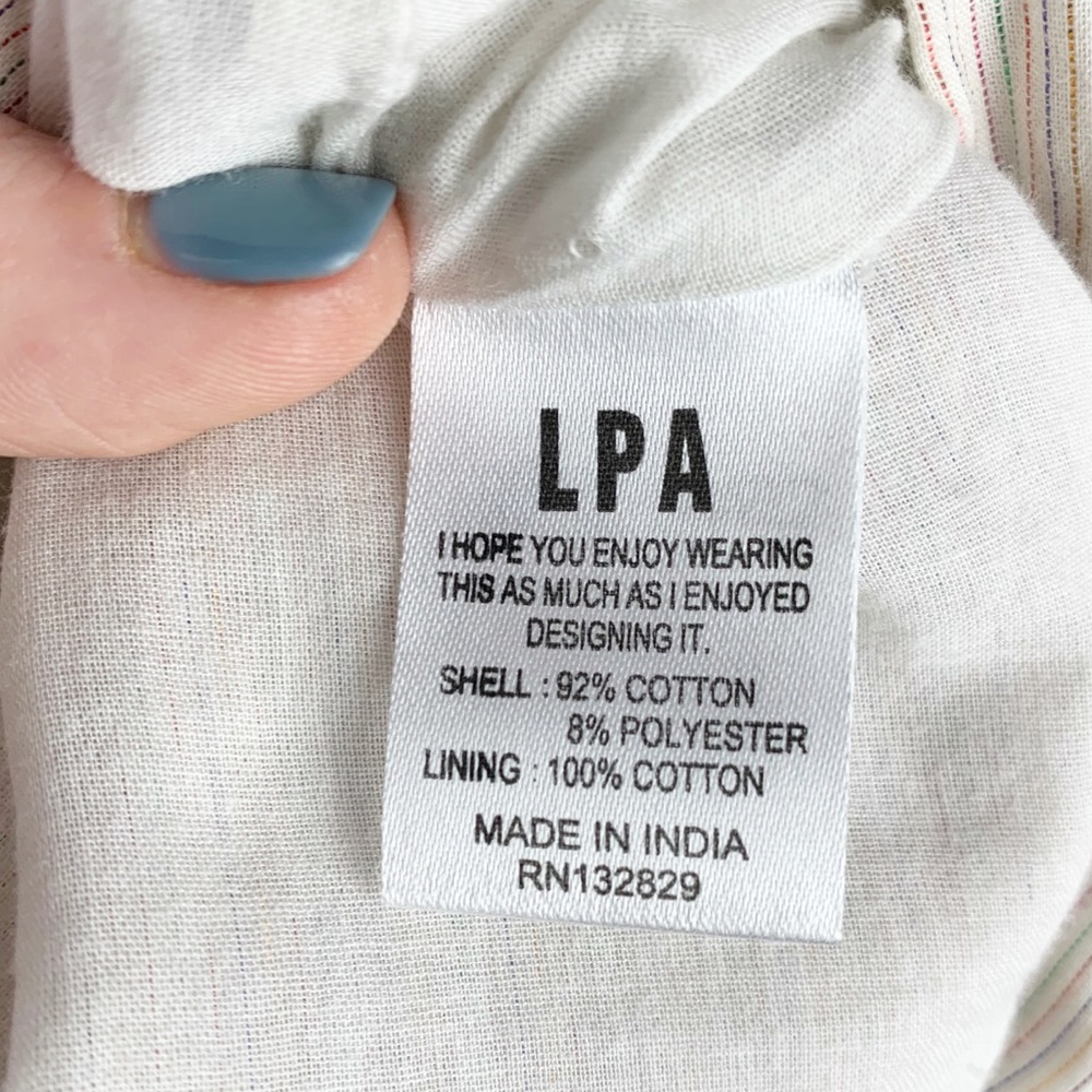 NEW LPA Pants 207 in Lurex Floral - Picture 14 of 14